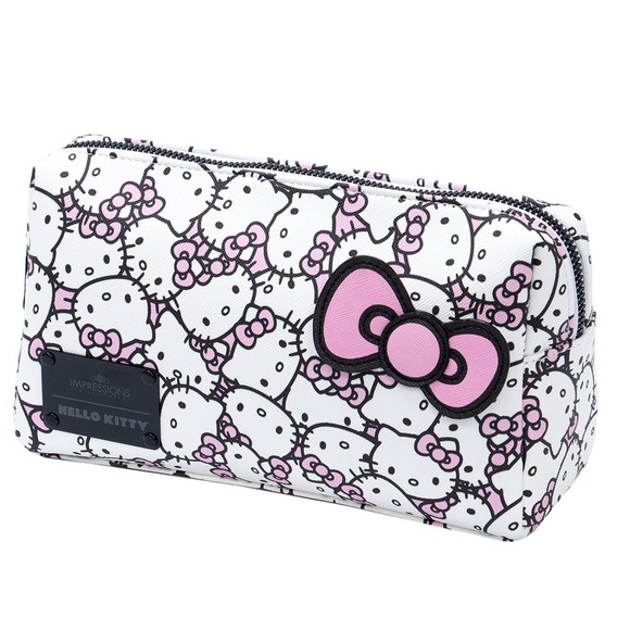 Sanrio Hello Kitty x Impressions Vanity Cosmetic Pouch (White/Pink) - Picture 7 of 9